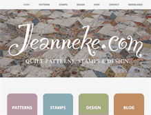 Tablet Screenshot of jeanneke.com
